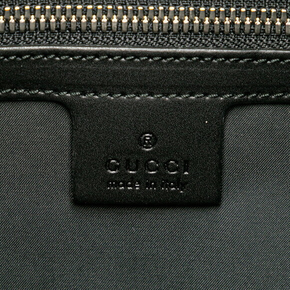 GUCCI Black Leather Backpack main image 5